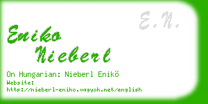 eniko nieberl business card